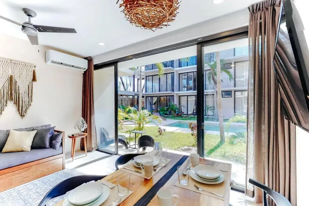 103 Amena Stylish 1Br Apt 5Min To The Beach Apartment Tulum 0*,